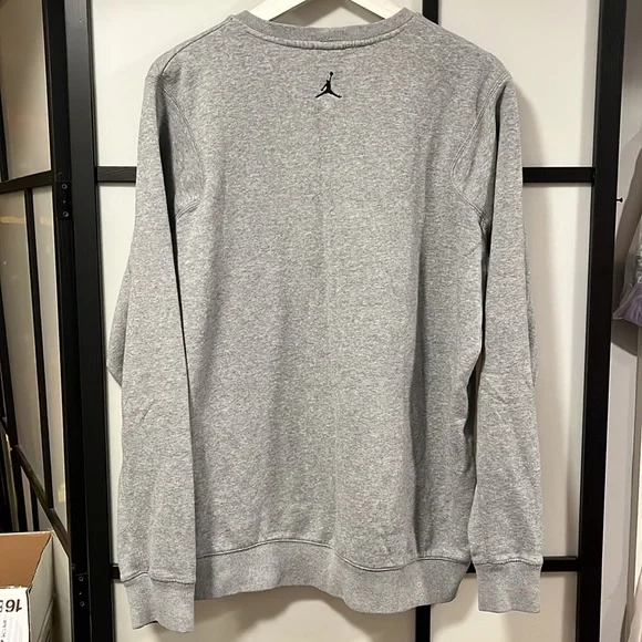 Air Jordan Jump Flight Club Basketball Sweatshirt Gray Men's Size XL VTG